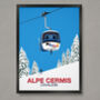 Alpe Cermis Ski Resort Poster, thumbnail 1 of 6