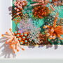Turquoise Embroidered Coral Reef, thumbnail 5 of 7