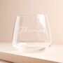 Personalised Script Name Whisky Glass, thumbnail 2 of 3