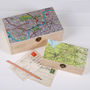 Personalised Map Location Rectangular Wooden Box, thumbnail 2 of 5