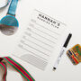 Personalised Running Plan Sign, thumbnail 5 of 8