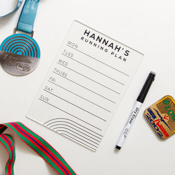 Personalised Running Plan Sign, 5 of 8