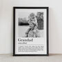 Personalised Grandad Print, Gift For Grandpa, thumbnail 2 of 5