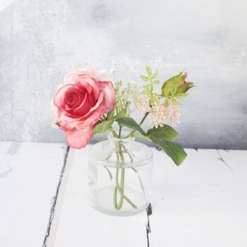 Rose Bouquet In Glass Vase, 11 of 12