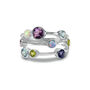 Sterling Silver Ring With A Cornucopia Of Stones, thumbnail 6 of 7