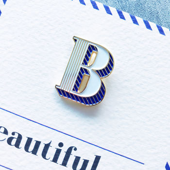 B Is For Beauty Pin Badge And Card, 2 of 5