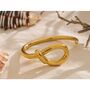 Cannes D'or Gold Ombré Vintage Bow Tie Gift Bangle, thumbnail 2 of 3