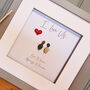 Valentines Pebble Artwork Anniversary/Love/Couple, thumbnail 3 of 4