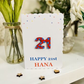 21st Birthday Card For Her Or Him, 2 of 3