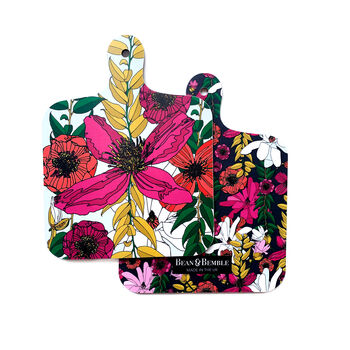 Heatproof Retro Mini Kitchen Board Floral Vivid Blooms, 3 of 6