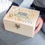 Personalised Jungle Animals Keepsake Box Gift For Children, thumbnail 1 of 6