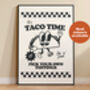 Taco Time Character Print, thumbnail 2 of 5