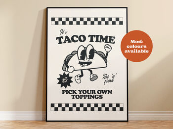 Taco Time Character Print, 2 of 5