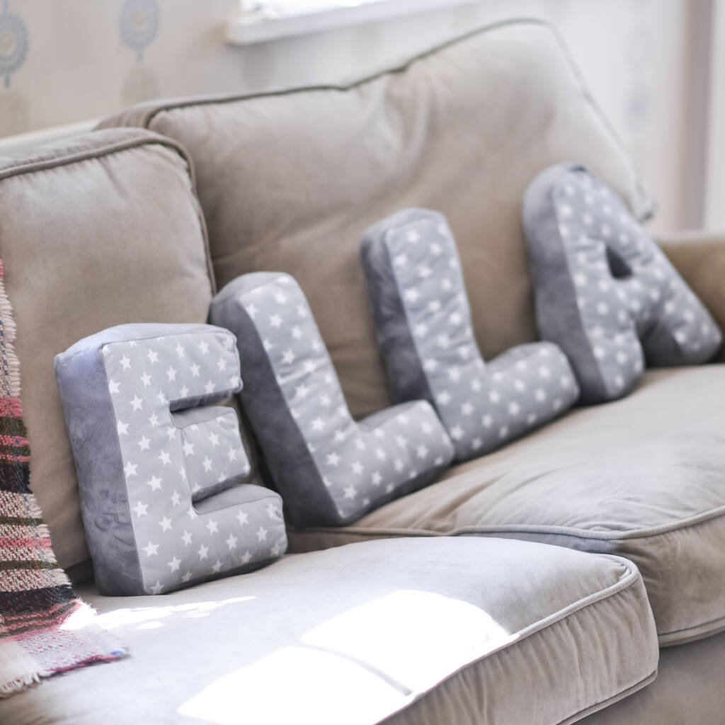 Soft Fabric Letter Cushions, 1 of 3