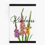 Personalised Gladiolus Botanical Flower Print, thumbnail 4 of 5