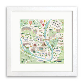 Map Of Bath Print By Hilary Yafai, 4 of 8