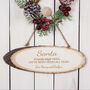 Personalised Kid's Christmas Decorative Sign, thumbnail 1 of 3