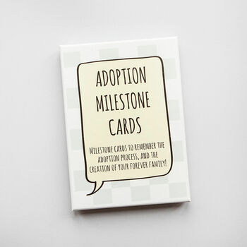 Adoption Milestone Cards With Keepsake Box, 8 of 12