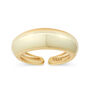 Chunky 18 K Gold Or Silver Dome Stacking Ring, thumbnail 2 of 7