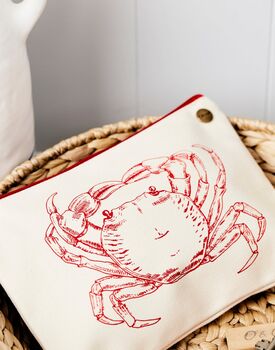 Crab Canvas Pouch, 2 of 2