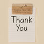 Oak Rectangle Magnet 'Thank You For Helping Me Grow' | Perfect Gift | Teacher Gift | Novelty, thumbnail 1 of 2