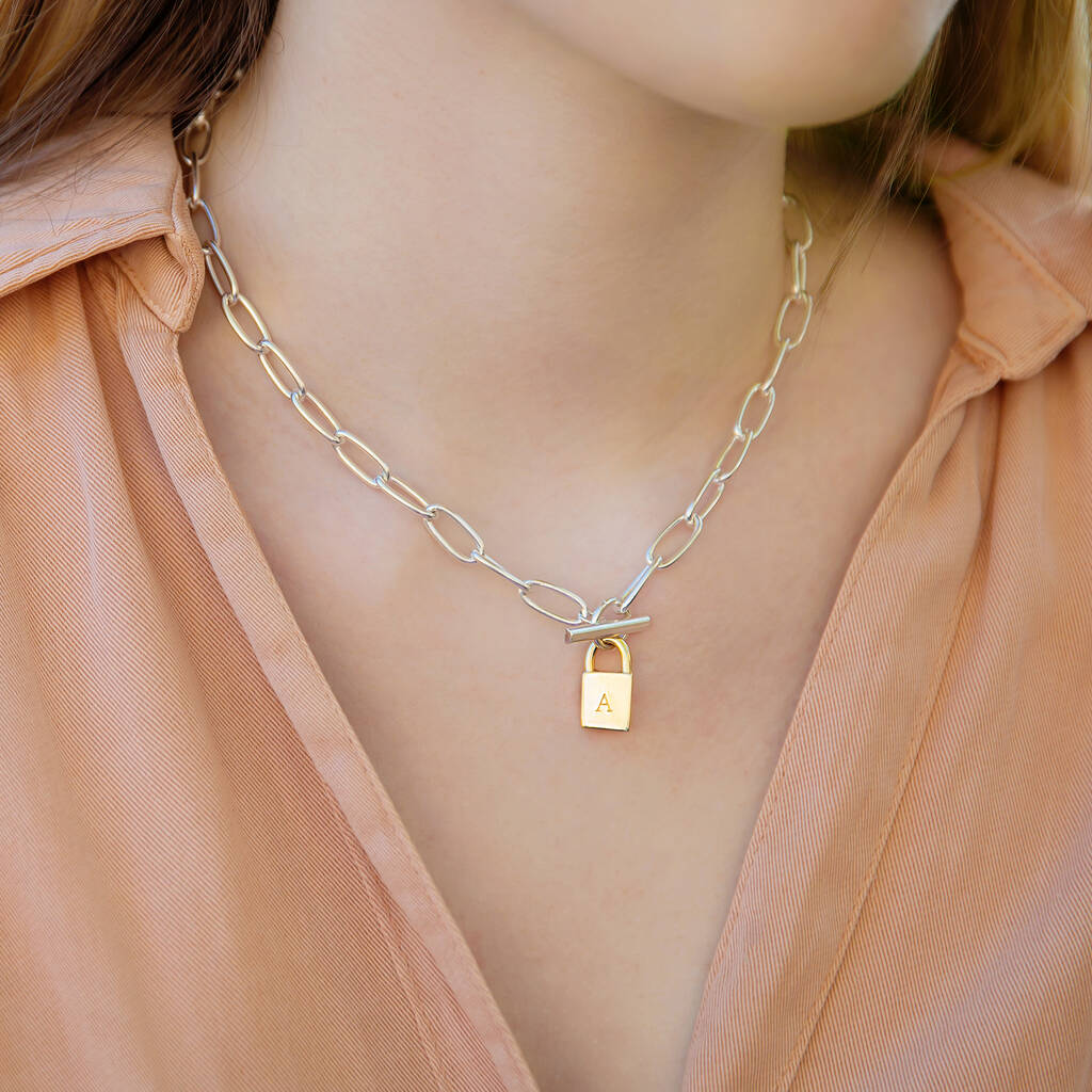 Personalised Solid 9ct Gold And Silver 