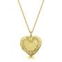 Personalised 18 K Gold Plated Heart Locket With Scroll, thumbnail 3 of 7