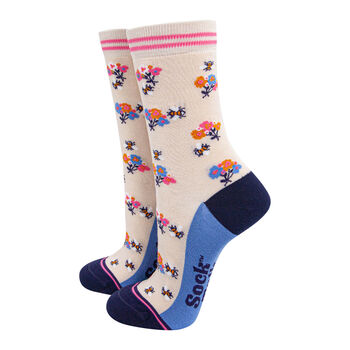 Gardening Bamboo Socks Floral Gift Box Set Women's, 3 of 4