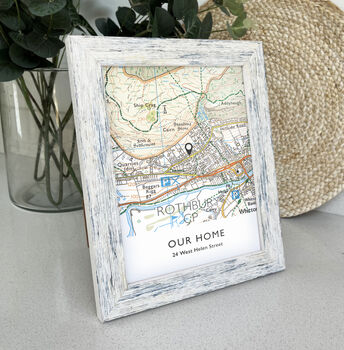 Your Favourite Location Personalised Map Framed Print, 6 of 9