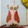 Folk Embroidered Owl Felt Craft Mini Kit, thumbnail 5 of 5