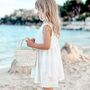 Personalised Straw Basket Beach Bag For Little Girls, thumbnail 2 of 5