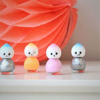 Set Of Six Cute Doll Nail Varnishes, 3 of 10