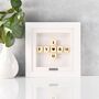 Personalised Initials I Love You Scrabble Gift Frame, thumbnail 1 of 6