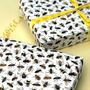 Bees Of Britain Wrapping Paper Set, thumbnail 1 of 10
