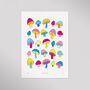 Magic Mushrooms Limited Edition Art Print, thumbnail 2 of 7