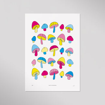 Magic Mushrooms Limited Edition Art Print, 2 of 7