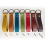 Personalised Leather Keyring, Drive Safe Fob, thumbnail 3 of 7