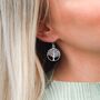 Sterling Silver Oak Tree Earrings, thumbnail 1 of 6