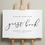 Calligraphy Wedding Bar Menu Sign 'Harper', thumbnail 7 of 9