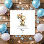 Personalised Dinosaur Birthday Card For Boys, thumbnail 1 of 6