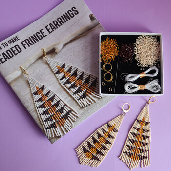 Make Your Own Beaded Fringe Earring Kit, 5 of 7