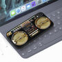 Personalised Black Boombox iPhone Case Music Lover Gift, thumbnail 2 of 2