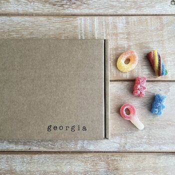 Personalised Letterbox Sweets Gift Box, 2 of 6