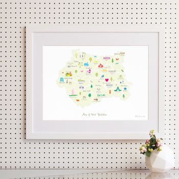 Personalised West Yorkshire Map: Add Favourite Places, 2 of 4