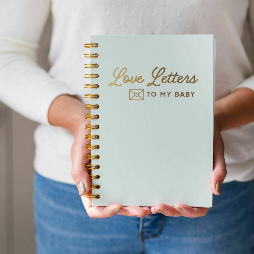 Personalised Love Letters To My Baby Foil Notebook, 1 of 12