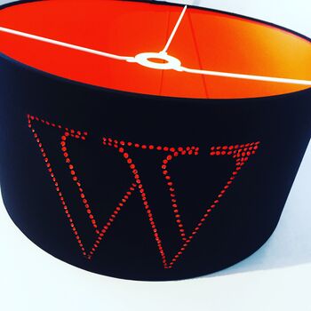 Personalised Letter Drum Lampshade, 8 of 10