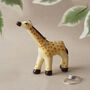 Giraffe Ceramic Ring Jewellery Holder In Gift Box, thumbnail 1 of 4