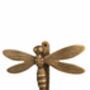 Brass Dragonfly Door Knocker Bronze Finish, thumbnail 2 of 2