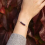 Sterling Silver Amethyst Gemstone Bracelet, thumbnail 2 of 5