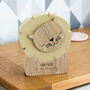 Personalised Lion Money Box Christening Baptism Gift, thumbnail 5 of 5